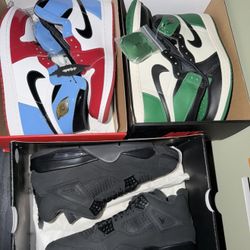 Jordan Retro 4, 11 And 1s (Size 10 & 10.5)