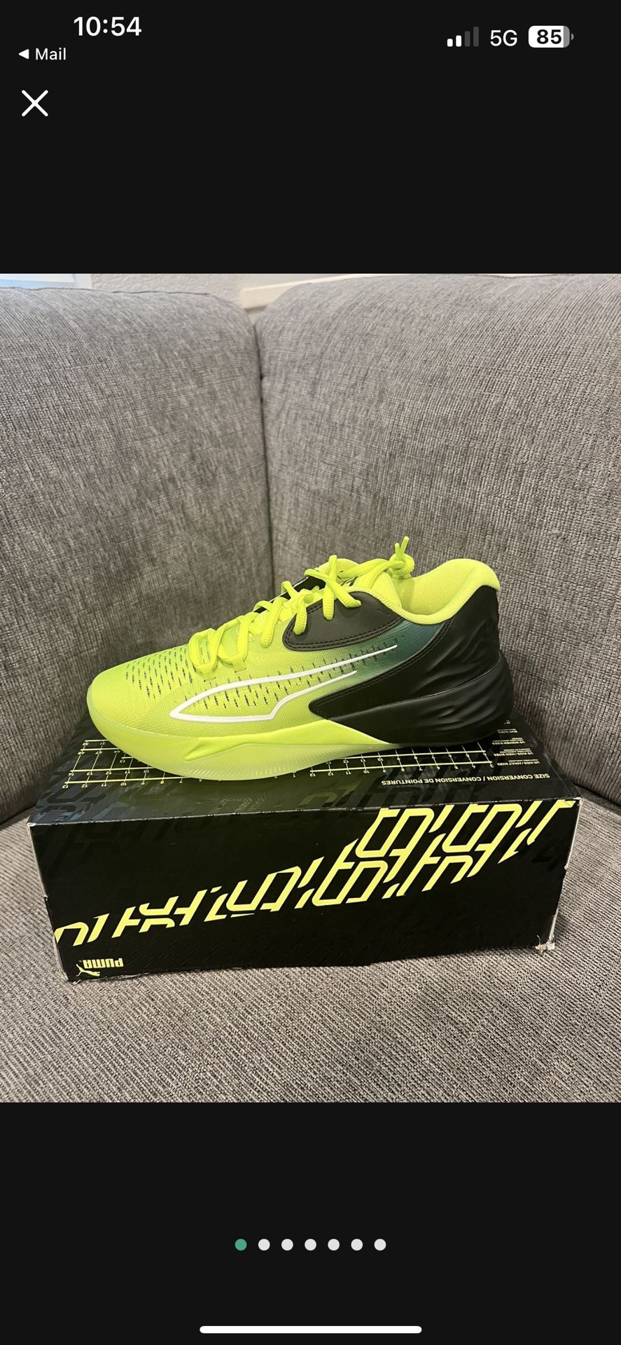 Puma “Stewie 1 Quiet Fire” Lime/Black Brand New Size 8.5 Womens(Brand New)