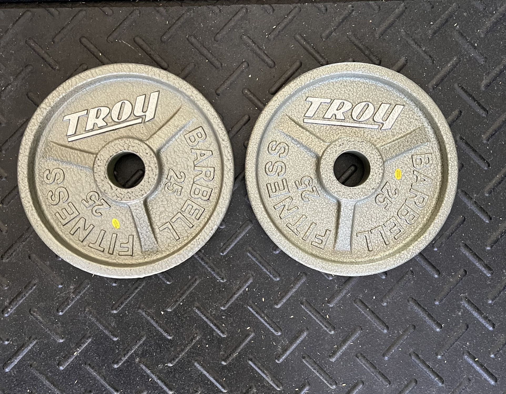 25lbs Troy Olympic Weight Plates