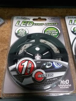 New! RED LED strip lights