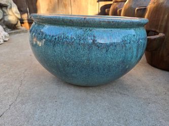 Large Ceramic Bowl Planter