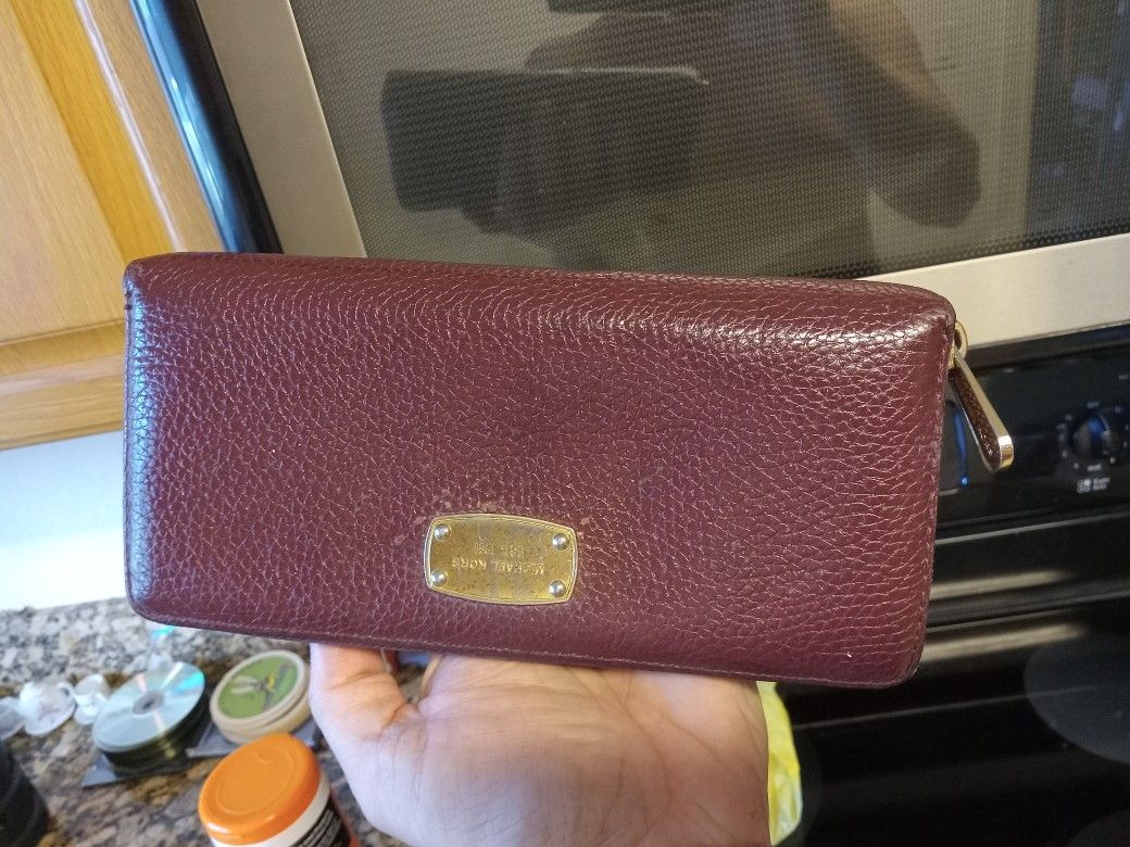 Michaek Kohrs Wallet Long Zippy Womens Leather