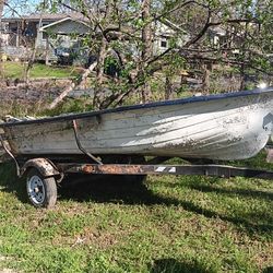 Boat And Trailer