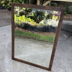 Custom Rustic Metal Bathroom Mirror