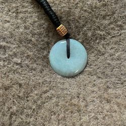 Premium Grade A Burmese Jade Jadeite Pendant Charm Accessory Gemstone Jewelry平安扣