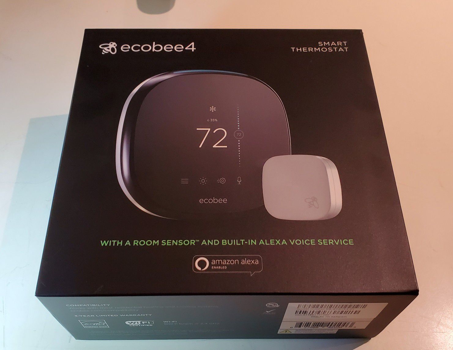 ecobee4 with original box and accessories