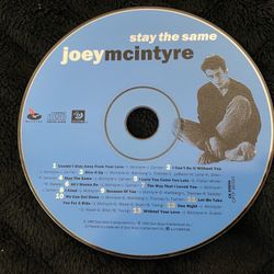Joey Mcintyre Stay the Same Music CD