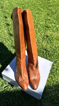 Bandolino Italian Tall Boots – Cognac Brown, Size 9.5, Brand New