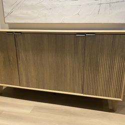 Fluted Cabinet Storage - New 