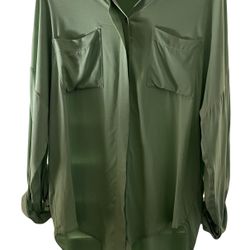 Women’s Maeve Anthropologie Oversized Blouse Size L