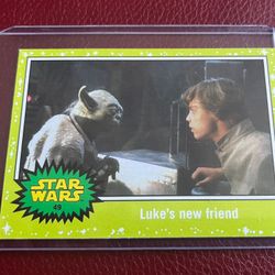 2015 Journey to Star Wars: The Force Awakens #49 Luke's new friend SLIME GREEN