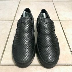 Giuseppe Zanotti  Black Textured Sneakers Size 10.5 Like Bew