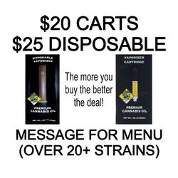 Carts & Disposables Will Deliver‼️