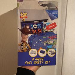 Toy Story 4 Full Size Bed Sheets