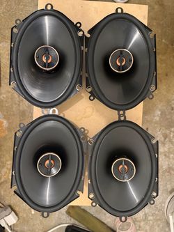 6x8 infinity speakers set (4)