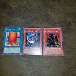 3 Yu Gi Cards