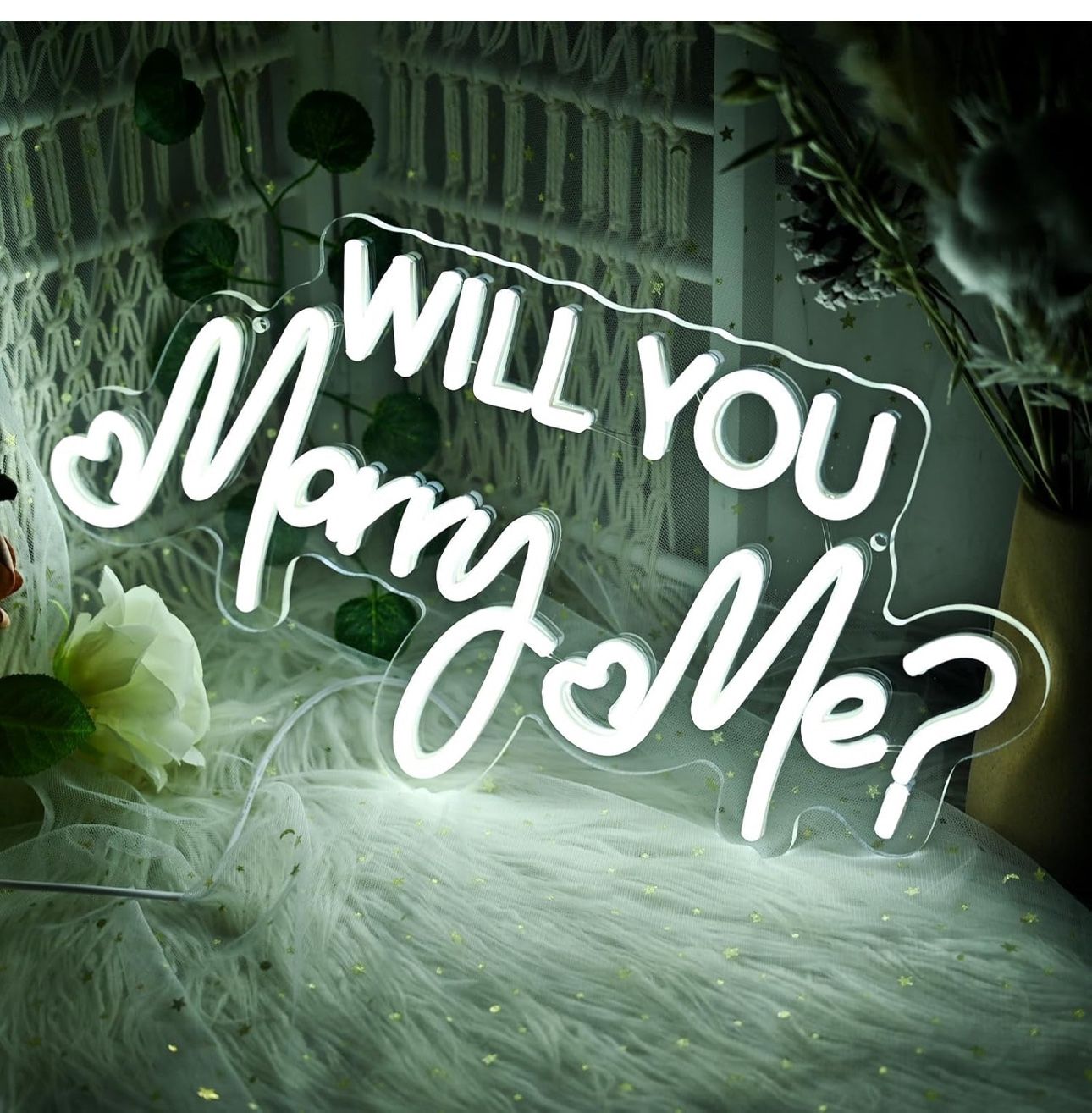 Will You Marry Me Neon Sign