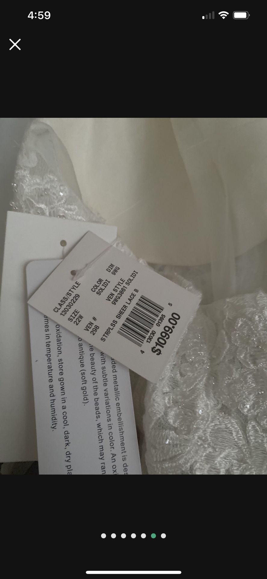 David’s Bridal Wedding Dress
