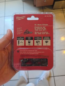 Milwaukee 6" saw chain