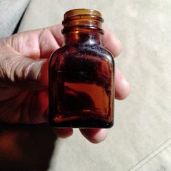 Amber Antique Bottles Of Old