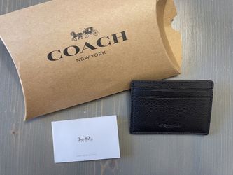 Brand New Coach New York Money Clip Card Case