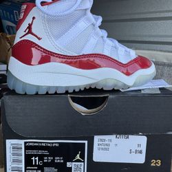 Nike Air Jordan 11 Retro Cherry  Boys size 11c (New in Box)