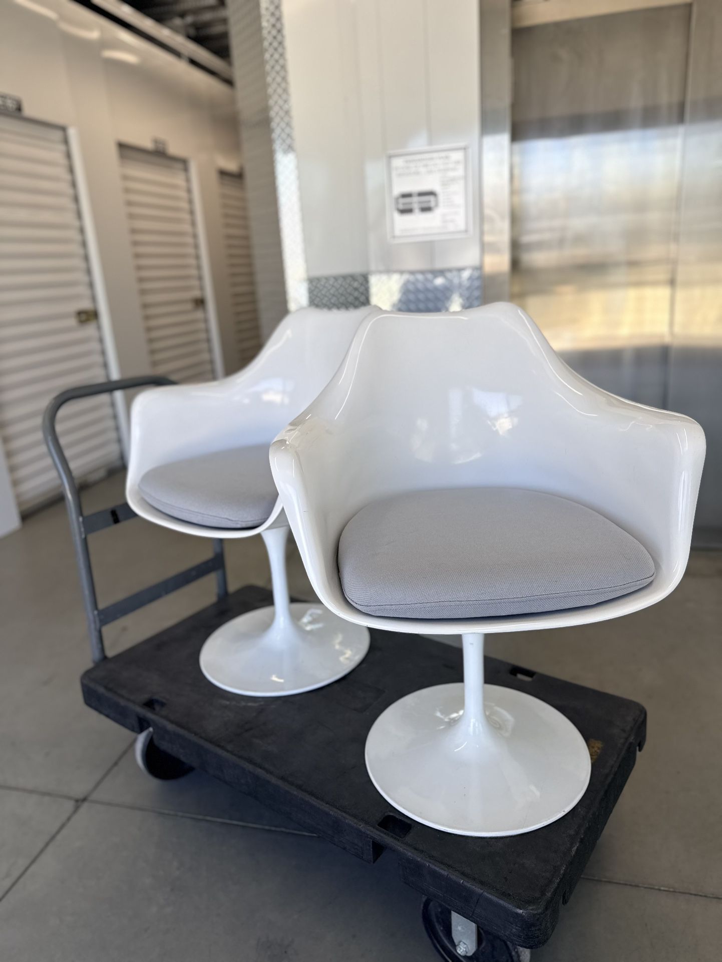 2 TULIP MCM CHAIRS