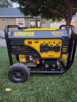 7500 Watt Generator- Champion