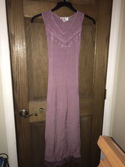 Purple sundress