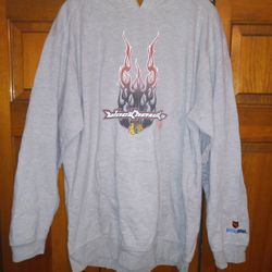 RARE MENS LARGE CHICAGO BLACKHAWS HOODIE SWEATSHIRT FROM HOCKEY RULES
