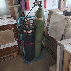 Oxygen and Acetylene Torch Set