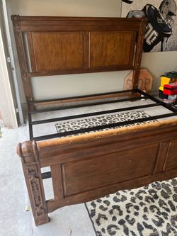 Para Queen O King Headboard Frame Bed