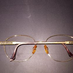 Vintage 24K  Yves Saint Laurent Rx Mens Frame