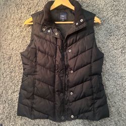 Women's Medium Gap Warmest Vest True Black Puffer 