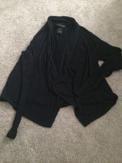 Black Attrntion Cardigan size S
