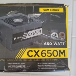 Corsair CX650M POWER SUPPLY Brand New In Box