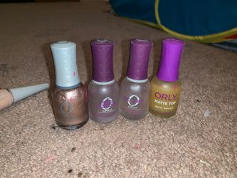 ORLY nail polish and too coats and a Matte coat