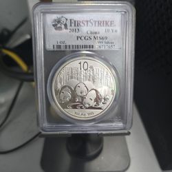 1 Troy Oz. 999 Fine Silver Panda