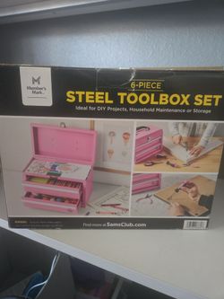 Steel tool box set