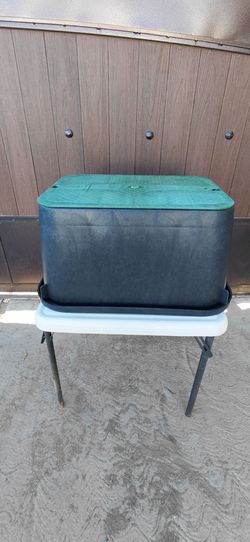 15 in × 22 in rectangular jumbo valve box and cover 12 in high