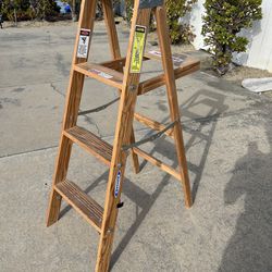 Ladder: Werner 4 Foot Wood