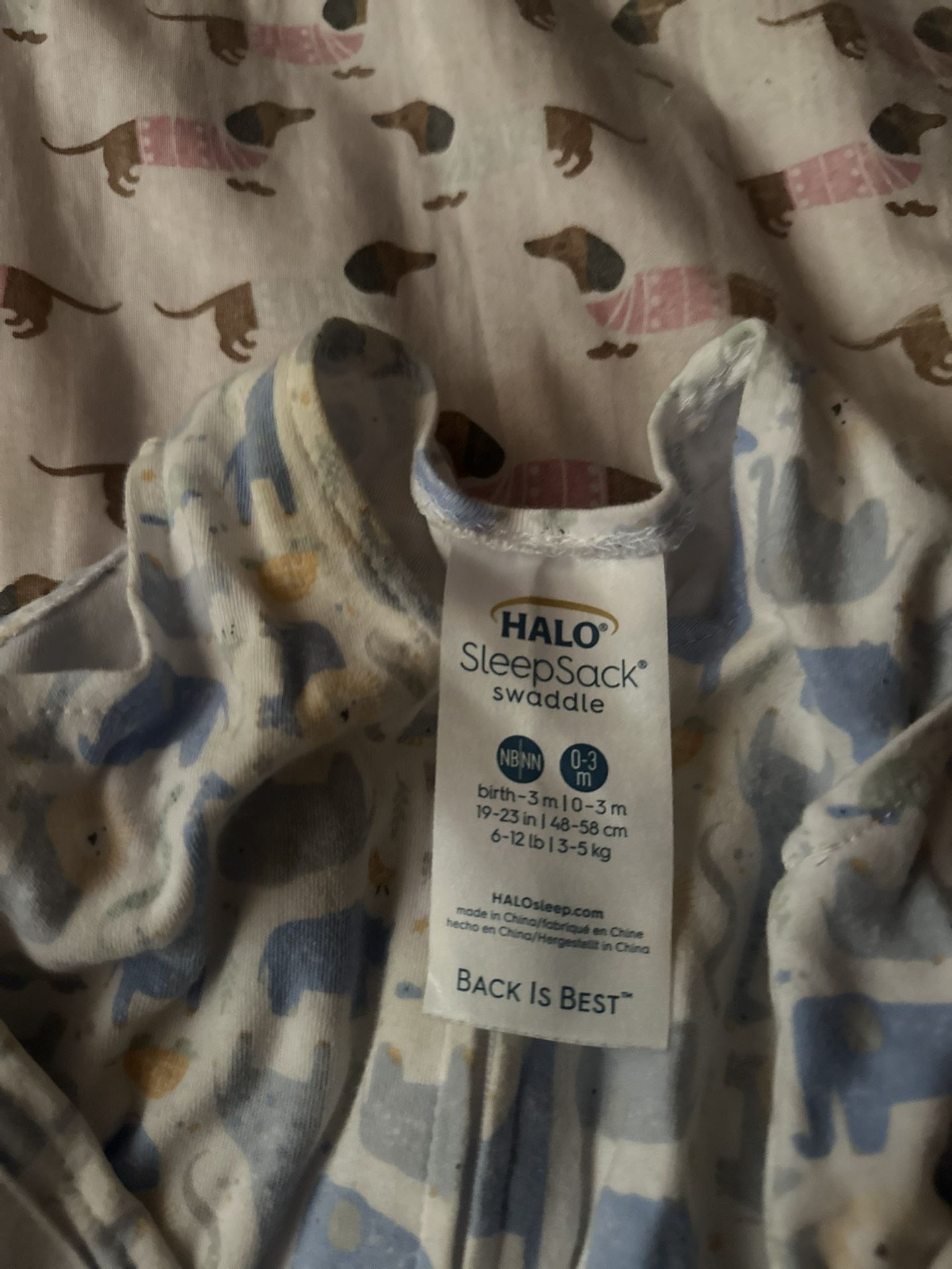 2 Halo SleepSack Swaddles - Newborn 