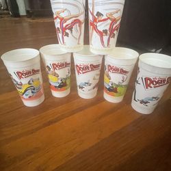 Roger Rabbit Mcdonald’s Plastic Cups