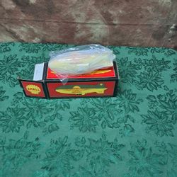 Vintage Shell Gasoline Advertising Diecast Toy Blimp Bank In The Original Box 