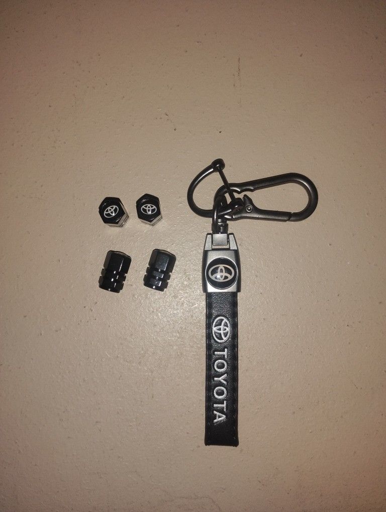 Toyota Keychains and Valve Stem Caps