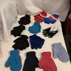 12 Pares De Guantes Para Niños