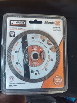 Ridgid diamond blade 5 inch