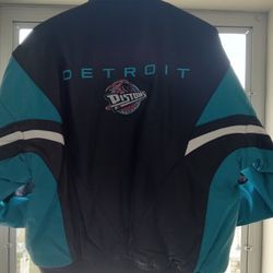 Vintage Detroit Piston Leather Jacket 