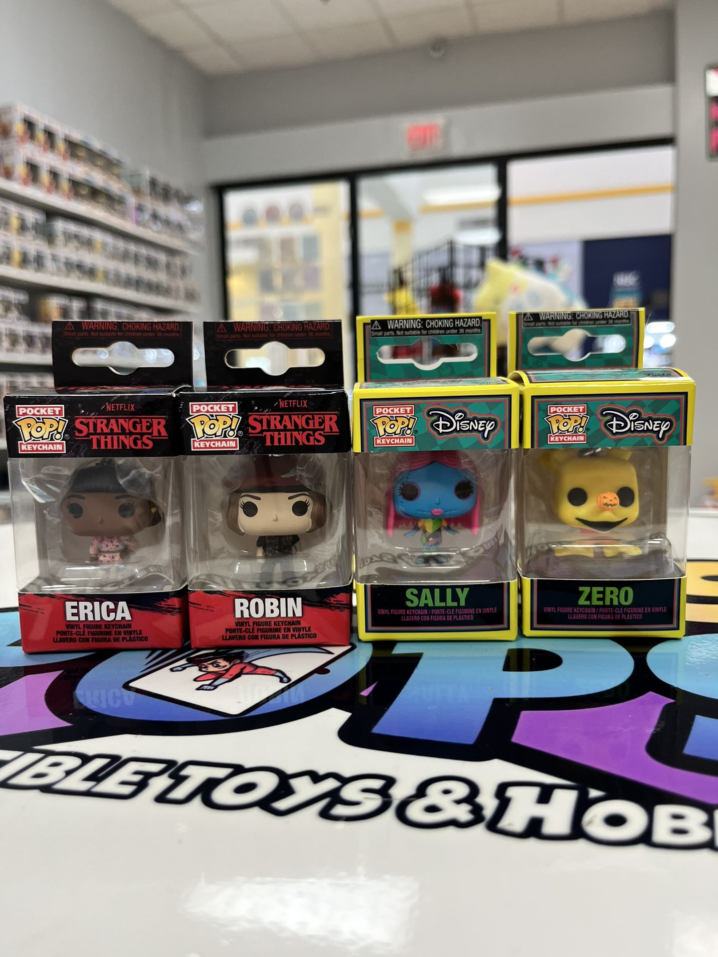 Funko Keychains Stranger Things And Nightmare Before Christmas 