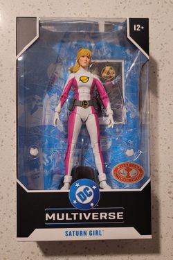McFarlane DC Multiverse Saturn Girl 2026 Red Platinum Chase In Hand